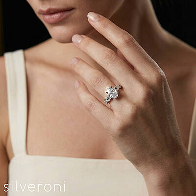 Cosmic Gleam Gold Lab Grown Diamond Ring | Sustainable Elegance by Silveroni - 2