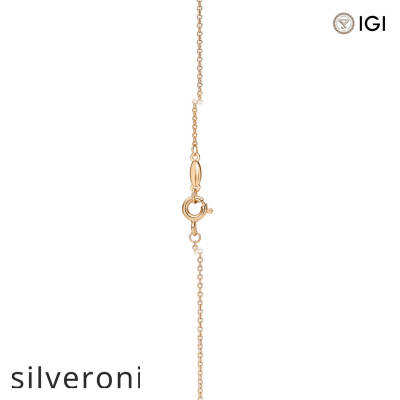 Cushion Cut Olive Leaf Vine Pendant - 3
