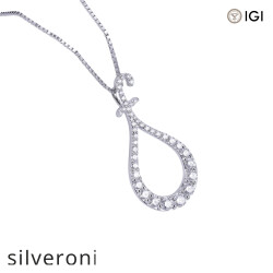 Customizable 9K-18K Lab Grown Diamond Marquise Necklace - Silveroni