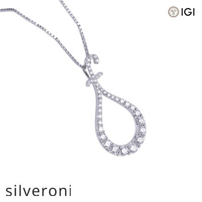 Customizable 9K-18K Lab Grown Diamond Marquise Necklace - 3