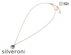 Divas’ Dream 0.13 Carat Lab Grown Diamond Necklace in 18K Rose Gold - 2