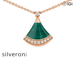 Divas’ Dream 0.13 Carat Lab Grown Diamond Necklace in 18K Rose Gold - 3