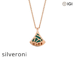 Divas’ Dream 0.13 Carat Lab Grown Diamond Necklace in 18K Rose Gold - 4