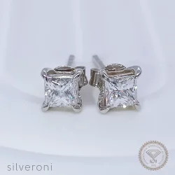 Eden Dewdrop Lab Grown Diamond Earrings | Sustainable Luxury by Silveroni - 1