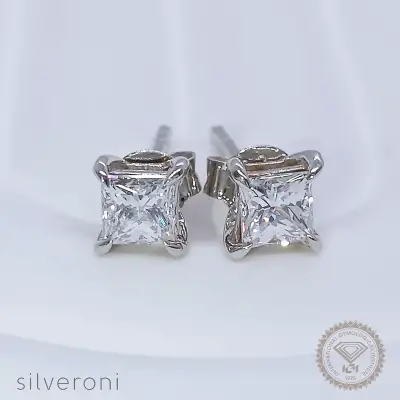 Eden Dewdrop Lab Grown Diamond Earrings | Sustainable Luxury by Silveroni - 1