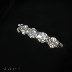 Elegant Grace Lab Grown Diamond Ring | Sustainable Elegance by Silveroni - 2