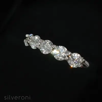 Elegant Grace Lab Grown Diamond Ring | Sustainable Elegance by Silveroni - 2