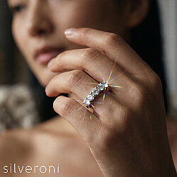 Eternal Radiance Lab Grown Diamond Ring by Silveroni - Silveroni