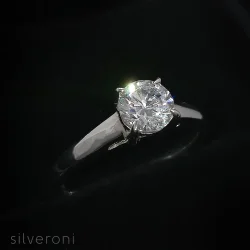 Ethereal Cascade Gold Lab Grown Diamond Ring | Sustainable Elegance by Silveroni - 2