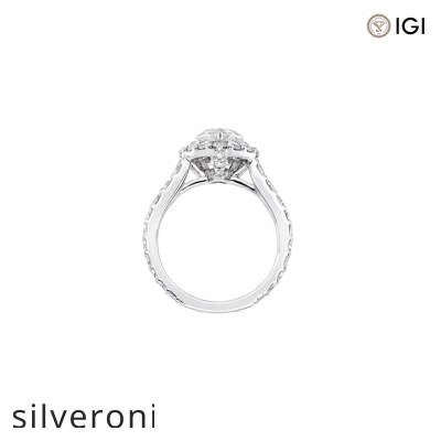 Heart Shape Lab Grown Diamond Engagement Ring - 3