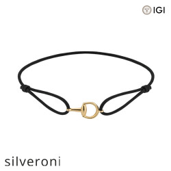 Horsebit 18k Yellow Gold Charm Bracelet - Silveroni
