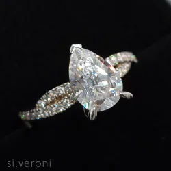 Imperial Legacy Lab Grown Diamond Ring | Sustainable Elegance by Silveroni - 2
