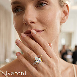 Imperial Legacy Lab Grown Diamond Ring | Sustainable Elegance by Silveroni - Silveroni