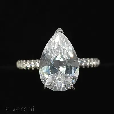 Oval Brilliance Solitaire Lab Grown Diamond Ring | Sustainable Elegance by Silveroni - 2