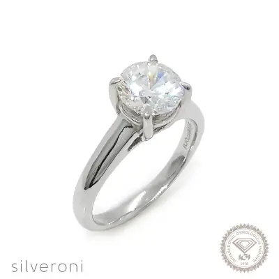 Luminous Grace Lab Grown Diamond Ring 18K Silveroni - 1