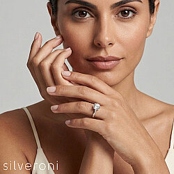 Luminous Grace Lab Grown Diamond Ring 14K Silveroni - 5