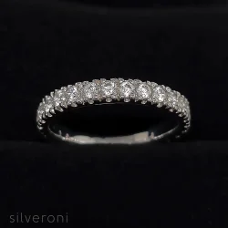 Lunar Essence Gold Lab Grown Diamond Ring | Sustainable Elegance by Silveroni - 2