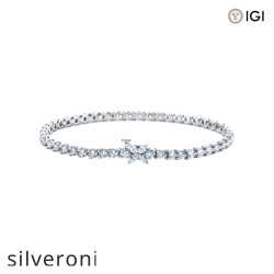 Marquise Cut Excellent Diamond Tennis Bracelet in Platinum - Silveroni