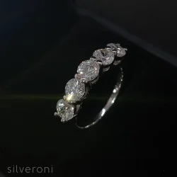 Opulent Shine Lab Grown Diamond Ring | Sustainable Elegance by Silveroni - 2