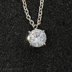 Opulent Shine Royal Cut Lab Grown Diamond Necklaces - 2