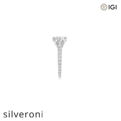 Oval Lab Grown Diamond Engagement Ring - 2