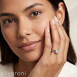 Pure Promise Lab Grown Diamond Ring 14K by Silveroni - 5