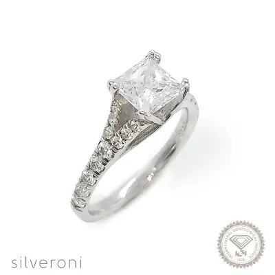 Regal Brilliance Lab Grown Diamond Ring | Sustainable Elegance by Silveroni - 1