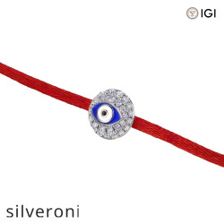 Round Evil Eye Lab Grown Diamond Bracelet - 2