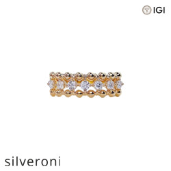 Round VVS Lab Grown Diamond Ring in 18K Gold - 3