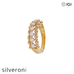 Round VVS Lab Grown Diamond Ring in 18K Gold - 4