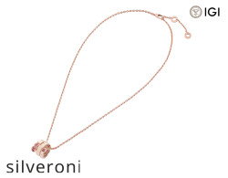 Serpenti Viper 18kt Rose Gold Ruby Pendant Necklace - 2