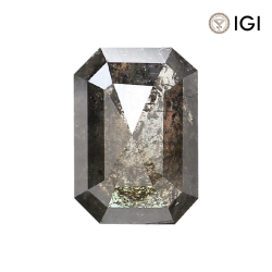 0.15 Carat Emerald Lab Grown Diamond, Fancy Vivid Colored Diamond Color, VVS2 Clarity | Silveroni - Silveroni