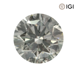 0.31 Carat Round Lab Grown Diamond, Fancy Vivid Colored Diamond Color, VS1 Clarity | Silveroni - Silveroni