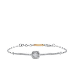 Silveroni 0.35 Carat Baguette Lab Grown Diamond Bracelet - Silveroni