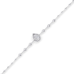 Silveroni 0.16 Carat Baguette Lab Grown Diamond Bracelet - Silveroni