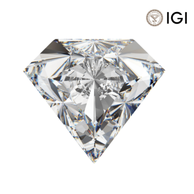 2.00 Carat Kite Lab Grown Diamond, D Color, VS1 Clarity | Silveroni - 1