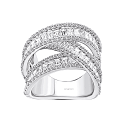 Silveroni 4.87 Carat Baguette Lab Grown Diamond Ring - Silveroni