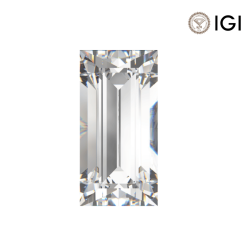 1.02 Carat Baguette Lab Grown Diamond, D Color, VVS1 Clarity | Silveroni - Silveroni