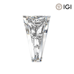 0.19 Carat Baguette Trapezoid Lab Grown Diamond, E Color, VVS2 Clarity | Silveroni - Silveroni