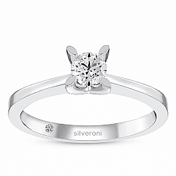 Silveroni Hera 0.30 Carat Lab Grown Diamond Solitaire Ring - Silveroni