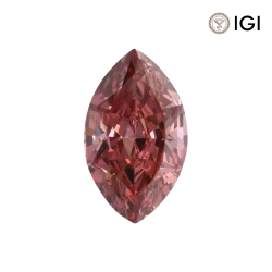 0.32 Carat Marquise Lab Grown Diamond, Fancy Vivid Colored Diamond Color, VS1 Clarity | Silveroni - Silveroni