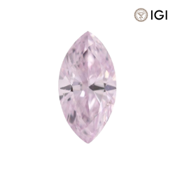 0.15 Carat Marquise Lab Grown Diamond, Fancy Vivid Colored Diamond Color, VVS2 Clarity | Silveroni - Silveroni