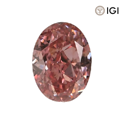 0.93 Carat Oval Lab Grown Diamond, Fancy Vivid Colored Diamond Color, VS1 Clarity | Silveroni - Silveroni