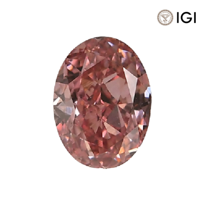 0.93 Carat Oval Lab Grown Diamond, Fancy Vivid Colored Diamond Color, VS1 Clarity | Silveroni - 1