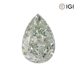 0.22 Carat Pear Lab Grown Diamond, Fancy Vivid Colored Diamond Color, VS1 Clarity | Silveroni - Silveroni