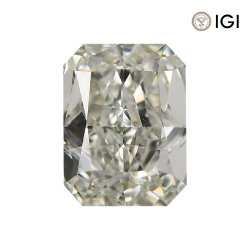 0.41 Carat Radiant Lab Grown Diamond, Fancy Vivid Colored Diamond Color, VS1 Clarity | Silveroni - Silveroni