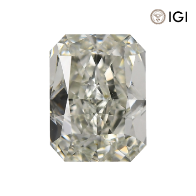 0.41 Carat Radiant Lab Grown Diamond, Fancy Vivid Colored Diamond Color, VS1 Clarity | Silveroni - 1