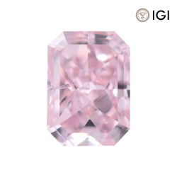 0.47 Carat Radiant Lab Grown Diamond, Fancy Vivid Colored Diamond Color, VVS1 Clarity | Silveroni - Silveroni