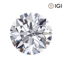 1.02 Carat Round Lab Grown Diamond, E Color, VVS1 Clarity | Silveroni - Silveroni