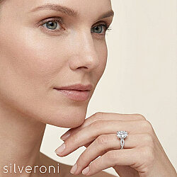 Stellar Embrace Lab Grown Diamond Ring | Silveroni - 3